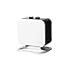Mill CUS1500MECWA PTC Ceramic Fan Heater-White, Sides, Black Body