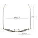 Premium Aviator Sunglasses for Men Women,Flash Mirror Lens UV400 Sunglasses Eyewear with Sun Glasses Case (Brown Lens/Gold Frame, 62)
