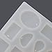Lychee Water Drop Square Round Rectangle Silicone Pendant Mold DIY Jewelry Making Mould Tool