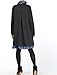 Mordenmiss Women's Flared Layers Dress Hi-Low Ruffle Hem Tunic Top XXL Black