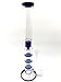 18mm joint Glass slide bowl With Three Blue Layer High-Grade Pipe Bottle By JUSTIN LEFEBVRE