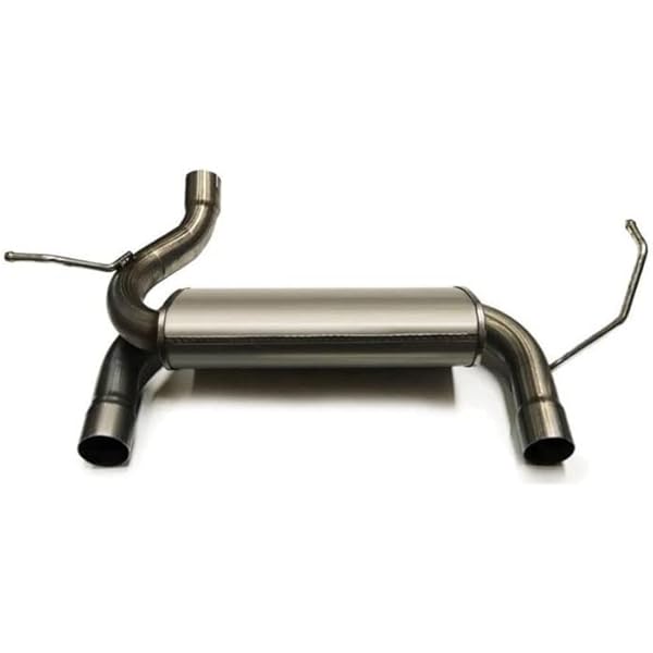 RedRock Jeep Wrangler AxleBack Exhaust With Black Tips, 56 OFF