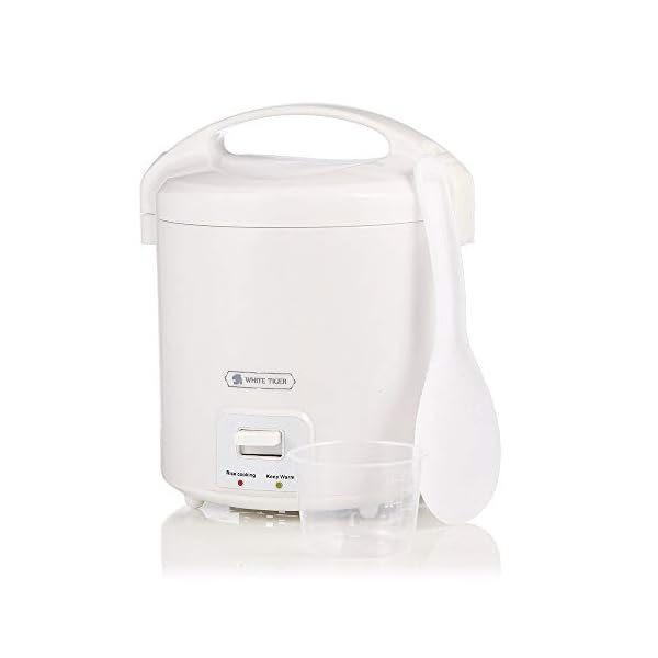 1.0L Mini Rice Cooker,WHITE TIGER Portable Travel Steamer Small,15