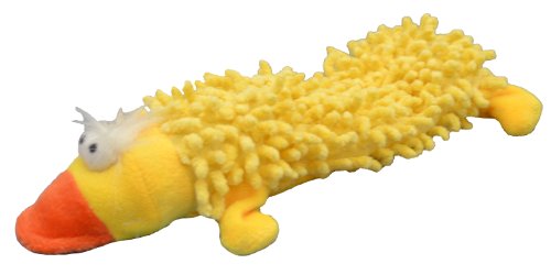 Amazing Pet Products Shaggy Lite Pet Squeak Toy, Duck