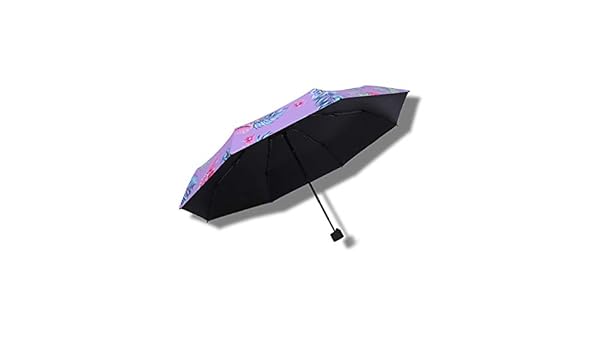 Comeyang Mini sombrilla, Paraguas de Viaje portátil, protección UV ...