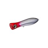 Yo-Zuri R1155-CRH Bull Pop Floating Lure, Red Head