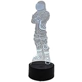 Fortnite Dark Voyager 3D Stereo Vision Bedroom Night Light LED Home Decoration USB Touch/Remote Control 16 Color Creative Model Toy Gift (Fortnite Dark Voyager)