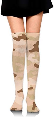 US Army Camouflage Knee High Socks Long Socks Over The Knee Thigh High Socks Stockings High Leg Warmers
