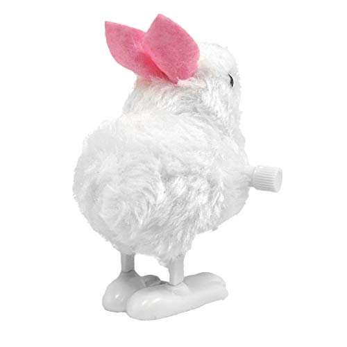 NOVELTY GIANT WWW.NOVELTYGIANT.COM Wind Up Hopping Bunny Easter Egg White Baby Bunny 2 Pk