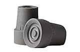 Pivit Super Crutch Tips | Heavy-Duty Rubber Replacement Feet for Canes & Crutches | Large Surface Superior Grip | Flex-Technology Shock Absorption to Reduce Arm Fatigue | 7/8