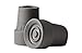 Pivit Super Crutch Tips | Heavy-Duty Rubber Replacement Feet for Canes & Crutches | Large Surface Superior Grip | Flex-Technology Shock Absorption to Reduce Arm Fatigue | Gray, 7/8