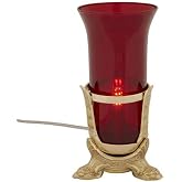 Christian Brands Sanctuary Lamp with Ruby Globe - Electric