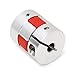 RATTMMOTOR 3Pcs 6.35mm to 10mm Plum Flexible Shaft Coupling D25L30 6.35x10mm Aluminum Coupler Jaw Spider Shaft 1/4 Inch Servo Stepper Motor Connector for CNC Router Engraver Milling Machine,3D Printer