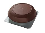 Broan 355BR Roof Mount 120-Volt Powered Attic Ventilator, 1000 CFM, Brown Dome