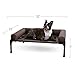 K&H Pet Products Original Bolster Pet Cot Elevated Pet Bed, Chocolate/Mesh,  Mediumthumb 3