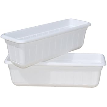 Premium High-Density Plastic Planter & Flower Window Box Gina 18