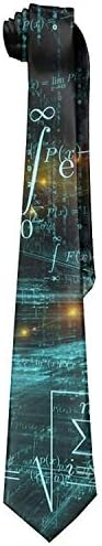 GaoTuanJie Fashion Necktie Uniques Tie Math Behind Bitcoin Gentlemen Casual Necktie Unique For Men For Business,Wedding, Party