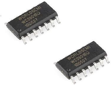 SuperiPB 10PCS WS2801SO WS2801 SOP14 3-Channel Constant Current PWM LED Driver