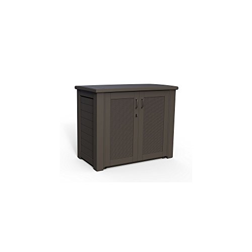 Suncast Elements Outdoor Wide Cabinet 40 Wide Resin Constructed
