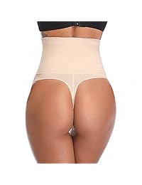 Tanga de cintura alta moldeadora para mujer con control de abdomen