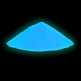 neon nights 100g Phosphorescent Glow Pigment - Self Luminous Pigments - Neon Glow in The Dark Pigment Powder - Blue Colored Neon Pigment
