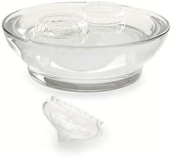 David Tutera Illusion Clear Glass Floating Candle Holders - 3 pieces