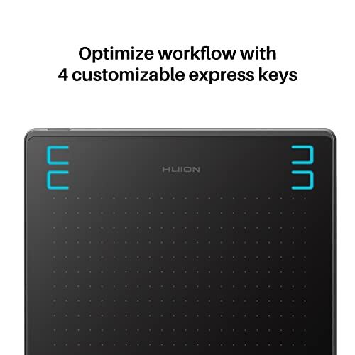 Drawing Tablet HUION HS64 Beginner Graphics Tablet OSU Tablet with
