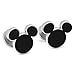 Disney Men's Mickey Mouse Silhouette Cufflinks (DN-MSILH-SL)