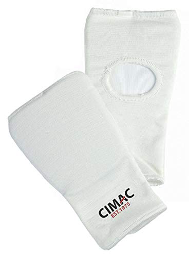 CIMAC Karate Fist Protectors - Junior (10cm Glove Width) - Suitable for Boxing, Karate, MMA, Boxing, Muay Thai, & Other Contact Sports, 12mm Thick EVA Foam Padding, Elasticated Bandage-Type Material