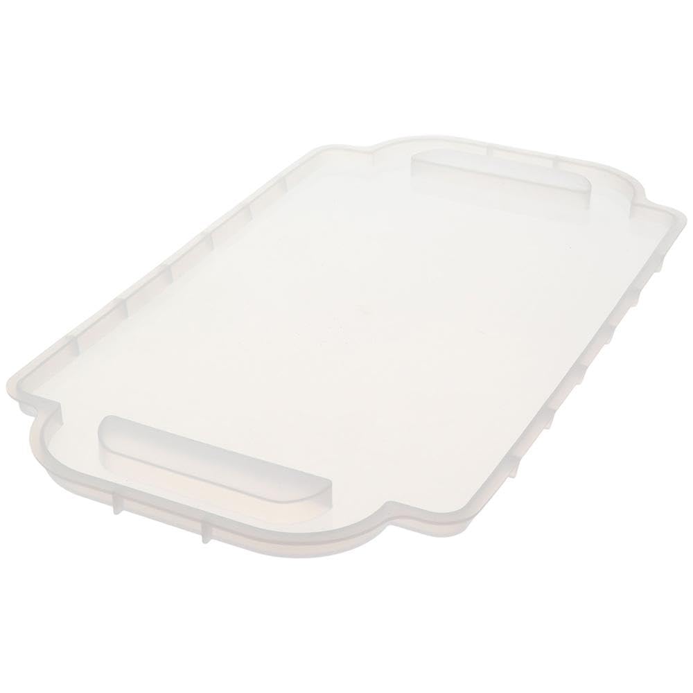 YYlingx Tray Silicone Resin Mould with Handle, Large Rectangle Shaped Tray Moulds for Cup, Epoxy Resin Casting Mould for DIY