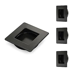 HOMOTEK Square Recessed Sliding Closet Door Finger