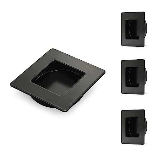 HOMOTEK Square Recessed Sliding Closet Door Finger