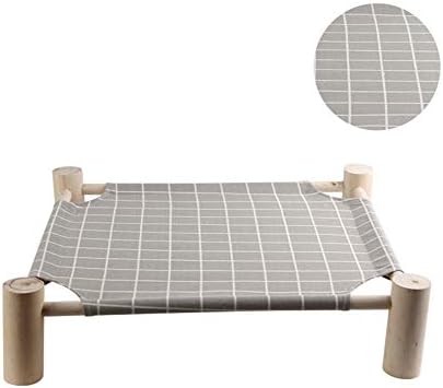 Ailotrd Cooling Elevated Pet Bed for Dog Cat,Portable Raised Washable Breathable No-Slip Pet Cot Bed for Indoor & Outdoor (Gray)