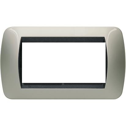 BTicino LNC4804TE Livinglight Air Plate with 4 Modules, Tech