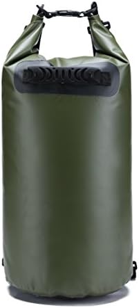 BearHike Dry Bag Sack, Waterproof Floating Dry Gear Bags for Boating, Kayaking, Fishing, Rafting, Swimming, Camping and Snowboarding (Army Green, 20L)