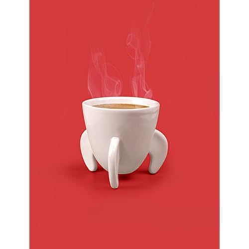 Fred and Friends Blast Off Espresso Cups, White, Set of 2 Home & Kitchen, Kitchen & Dining, Dining & Entertaining, Cups, Mugs & Saucers, Cup & Saucer Sets