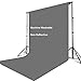 LimoStudio 10 x 20 ft. / 120 x 240 inch Large Gray Backdrop Background Screen, Premium Density 200 GSM Thick/A+ Grade Synthetic Fabric, Professional Photo Video Studio, Grey Multi Purpose, AGG2330