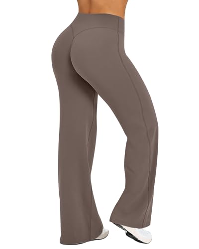 gymfrog Straight Leg Leggings Bottoms High Waisted Stretch… at Amazon