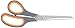 Amazon Basics Multipurpose, Comfort Grip, PVD Coated, Stainless Steel Office Scissor - Pack of 1, Gray