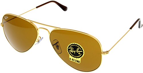 Ray Ban Sunglasses Aviator Gold Unisex RB3025 001/33