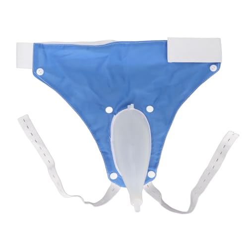 Urine Collector, Reusable Silicone Female Urine Bag with 2 Urine Catheter Bags, 1000ML and 2000ML, High Elastic Waistband, Wearable Portable Leak Proof Female External Catheter for Elderly, Women