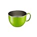 Innobaby Din Din Smart Stainless Steel 28 oz Dinner Bowl with Handle for Babies, Toddlers and Kids. BPA Free, Green
