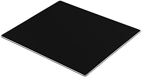 Mouse pad, Gaming Aluminium Mouse Pad Non-Slip W Rubber Base and Micro Sand Band Blasting Aluminium Surface for Fast and Accurate Control for Any Dpi Speed and Any Optical Laser Mice Gamer or Desktop