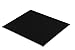 Black Gaming Aluminium Mouse Pad,Non-Slip Flannel Base,Oxidized Surface Mice Mat for Gamer or Desktop