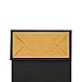 bagmad 50 Pack 5.25x3.25x8 Inch Plain Black Small Gift Paper Bags with Handles Bulk, Kraft Paper Bags, Party Favors Grocery Retail Shopping Business Craft Cub Sacks (Black 50pcs)