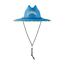 FOCO Los Angeles Chargers NFL Team Color Straw Hat