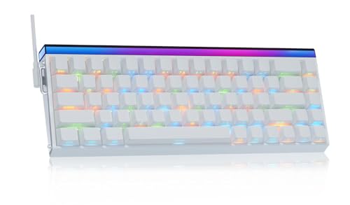 Aula Hero 68 HE 60% Gaming Keyboard Wired, Hall Effect Magnetic Switch Creamy Keyboard with Magnetic Switch,Adjustable Actuation, Fast Trigger Mode, 8K Hz Polling Rate 0.01mm RT Accuracy