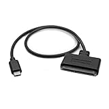 StarTech.com USB C to SATA Adapter - External Hard Drive Connector for 2.5'' SATA Drives - SATA SSD / HDD to USB C Cable (USB31CSAT3CB)