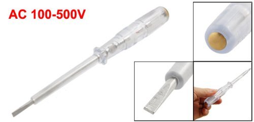 eDealMax 4mm 100-500 VAC Voltaje de la pluma del probador electroprobe Destornillador - - Amazon.com