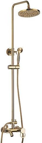 Ling@ Shower Tap Personalized Shower Faucet Set in Contemporary style Single Handle Wall Mount Ti PVD , insert your name arial